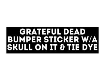 Grateful Dead Skull Bear Tie Dye bumpersticker sticker