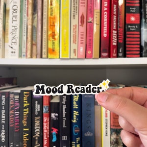 Mood Reader Sticker|Kindle Sticker|Bookish sticker|booktok sticker|bookworm|Kindle Stickers|Laptop sticker|Bookish|Booktok|Bookstagram|