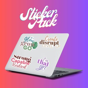 Affirmation Sticker Pack | Positive Words for Daily Motivation | Self Care Sticker Pack | Positive Sticker Pack