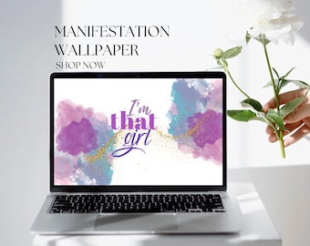 Desktop Wallpaper| Manifestation Wallpaper | Self Care Wallpaper | Digital Download
