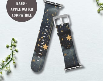 Starry Night Watch Band Compatible With Apple Watch Series 1,