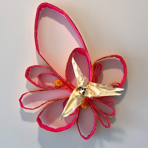 Papelão Bloom Laranja, Chiclete Rosa #1