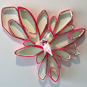 Papelão Bloom Amarelo Claro Rosa Chiclete, #1