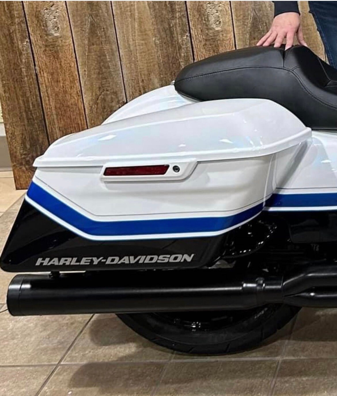 Harley Vinyl Wraps Saddle Bag