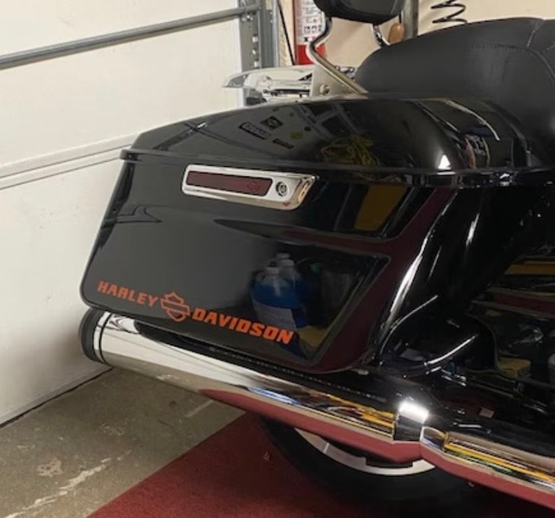 Harley Davidson V3 Saddle Bag Decal Bike Specific Etsy