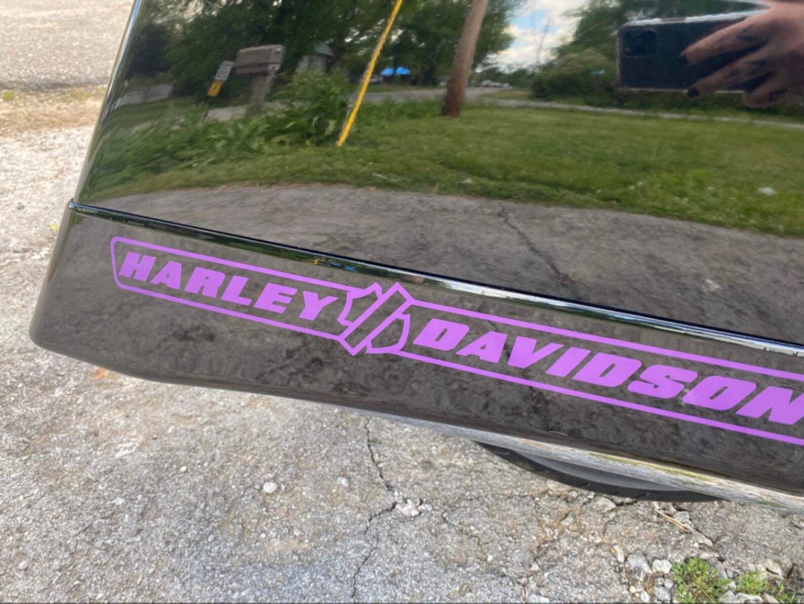 Harley Davidson Saddlebag Decal V2 Etsy