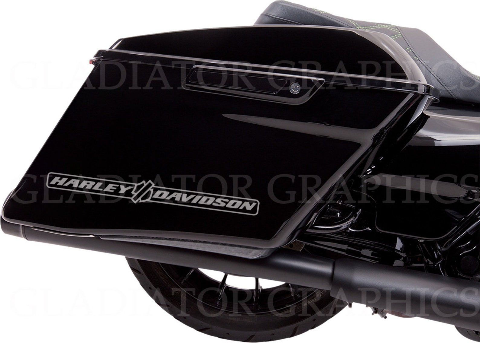 Harley Davidson Saddlebag Decal V2 Etsy