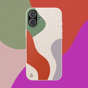 Nachhaltige iPhone 15 & 16 Hülle - Pflanzlich kompostierbare Hülle | Weiches, mattes, minimalistisches Design