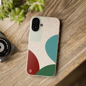 Kompostierbare iPhone 16 & 15 Hülle - Zero-Waste Eco Cover | Minimale, pflanzliche, biologisch abbaubare Handyhülle