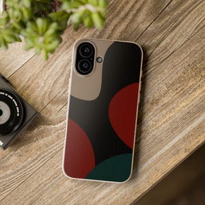 Nachhaltige iPhone 15 & 16 Hülle - Biologisch abbaubare Abdeckung auf pflanzlicher Basis, minimalistisches, kompostierbares Eco-Telefon-Zubehör