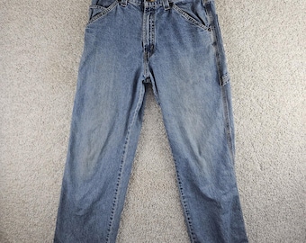 Vintage Levis Carpenter Jeans Mens 32x32 Denim Workwear Y2K Baggy (Stains)