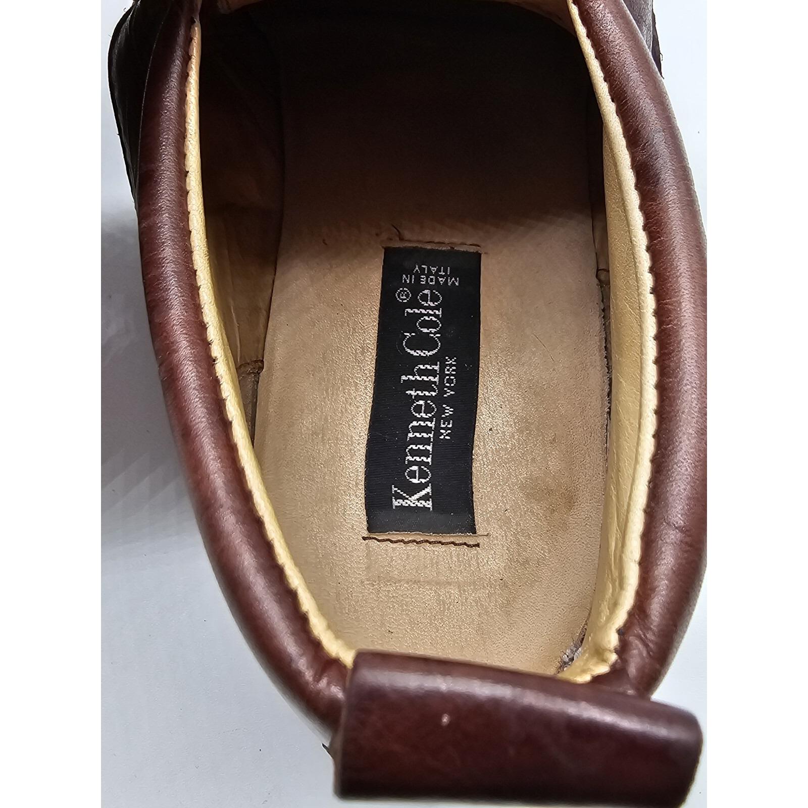 Kenneth Cole boots vintage 90’s sz 10 made in Italy Vintage Kenneth Cole New York Made in Italy Brown Leather  main image 2