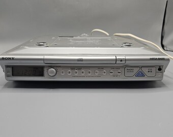 Sony ICF-CD543RM 4Band Under Cabinet Kitchen CD Clock Radio Tested!