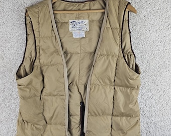 Vintage Schott Prime Nördliche Gänsedaunen Steppweste Zip Liner Made in USA