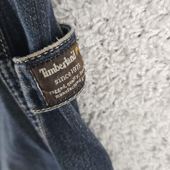 Vintage Y2K Timberland Carpenter Denim Jeans Size 34 34x29 Baggy Distressed View 6