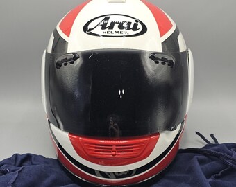 Vintage Früh 90er Jahre Arai Helm Snell Optum W / Tasche Größe Medium Made In Japan