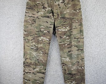 Vintage Propper Multicam Camo Cargo Combat Trousers Pants Button Fly Size 38x30