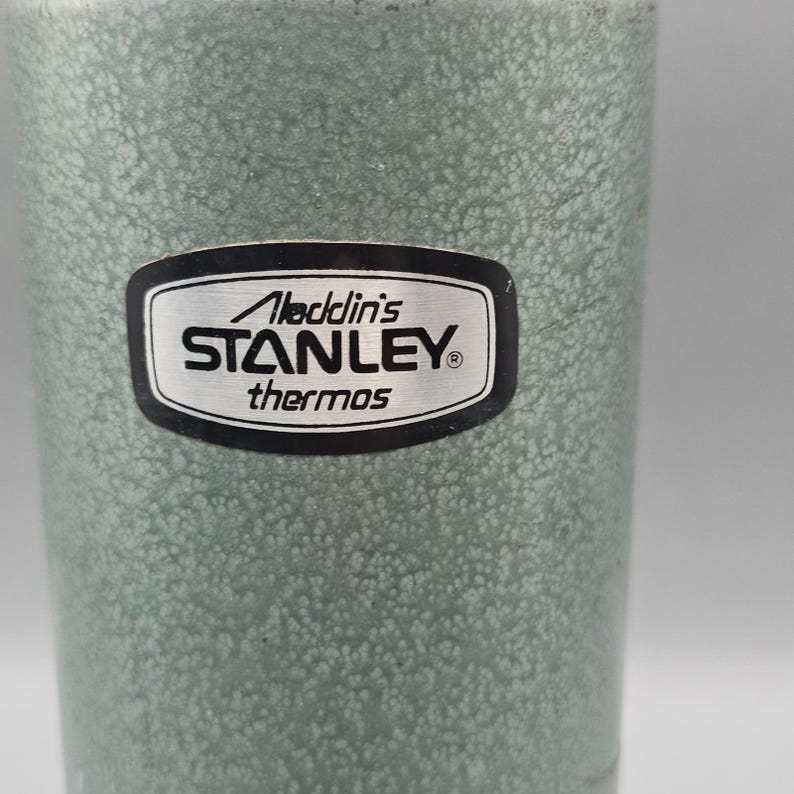 Vintage Aladdin Stanley A-944DH Quart Stainless Thermos USA 14" Handle image 2