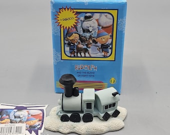 Vintage Rudolph And The Island Of Misfit Toys Enesco Train Mini Figurine 857890