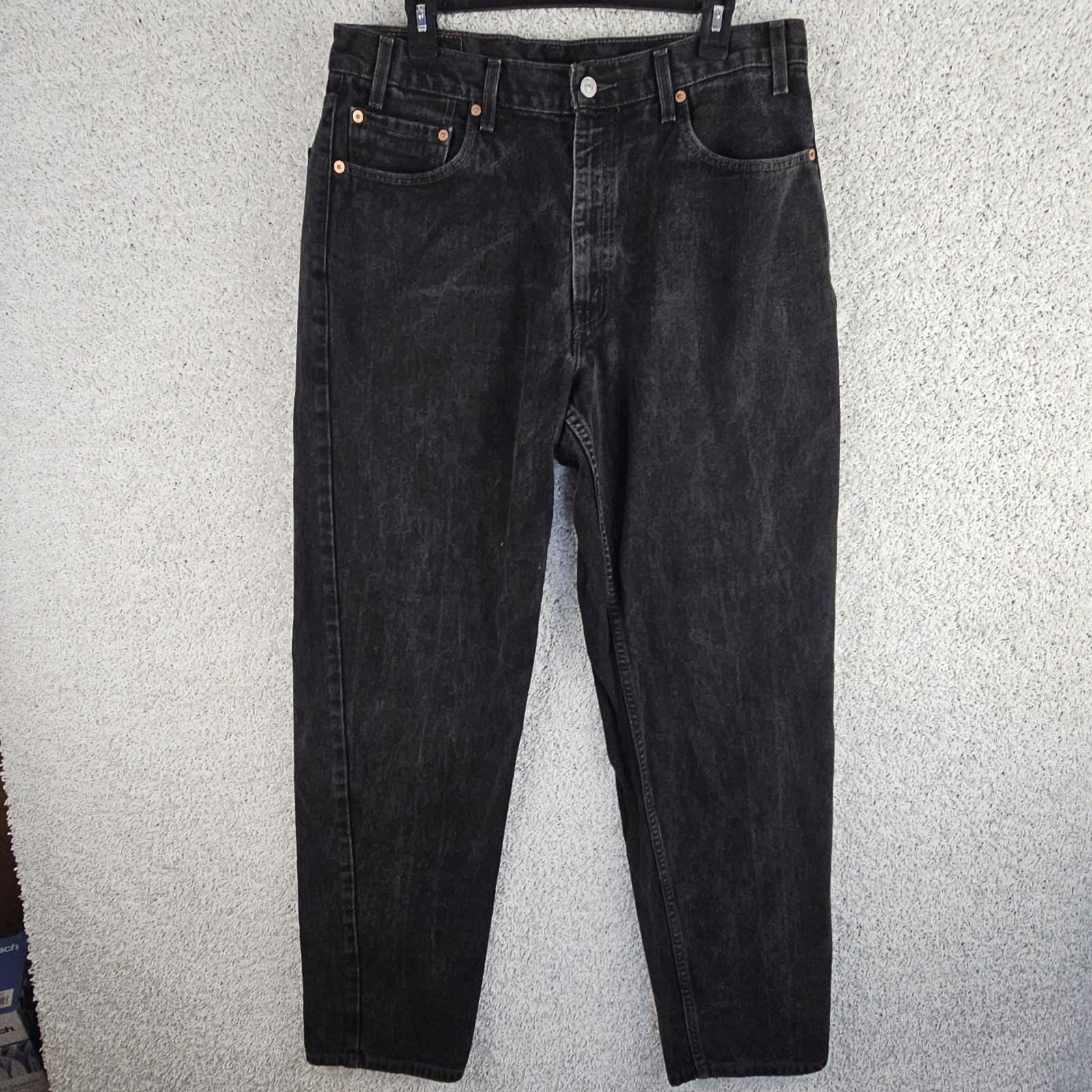 Black Levis 550 Relaxed - Etsy