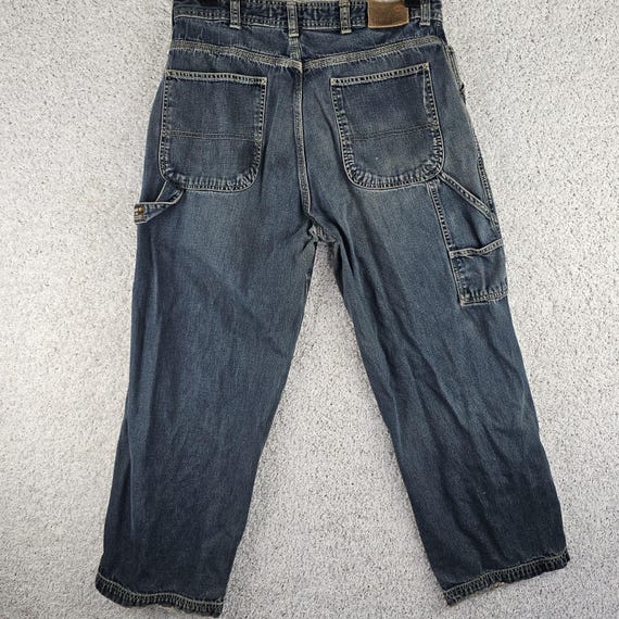 Vintage Y2K Timberland Carpenter Denim Jeans Size 34 34x29 Baggy Distressed View 2