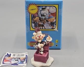 ENESCO Charlie In The Box Figurine Rudolph Island Of Misfit Toys