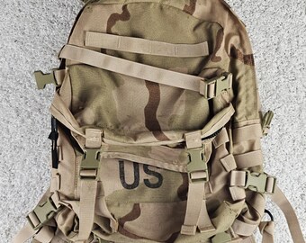 US Army Backpack SDS Assault Pack Combat Stiffener Molle II Desert Camo