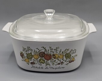 Corning Ware Spice of Life A-3-B 3 QT Baking Casserole/Vegetable/Side Dish w Lid