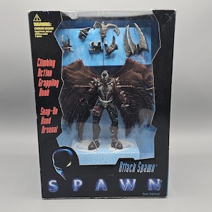 Attack Spawn 1997 Deluxe Spawn The Movie Figure NIB McFarlane Toys New Sealed