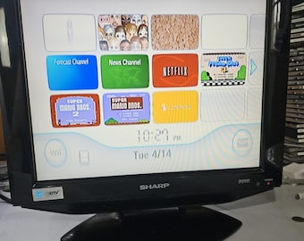 Sharp Liquid Crystal Tv Lc-15sh7u 15' Lcd Color Tested Working No Remote