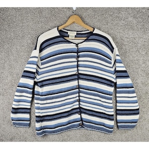 トップス 90s st john's bay cotton cardigan L トップス 90s st john's bay cotton cardigan L Vintage 1990s