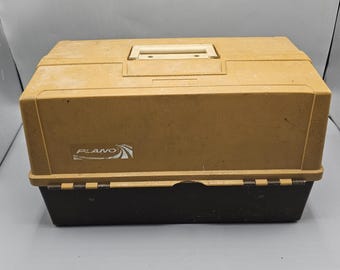 Vintage Plano 8108 8 Tray Tackle Box Made In USA