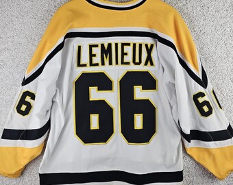 Vintage 90s Starter Mario Lemieux Pittsburgh Penguins Jersey Size 2XL Clean!