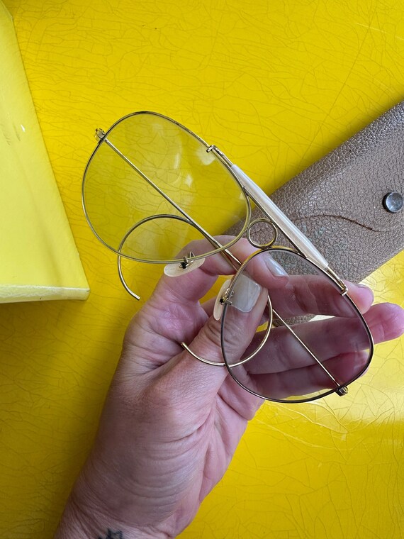 Vintage rayban "shooter" aviators Gem