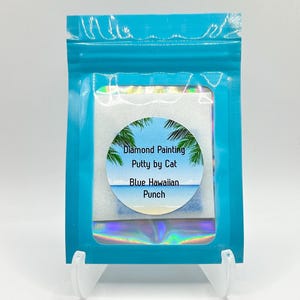 Blue Hawaiian Punch Diamond Painting Putty | Scented Diamond Painting Putty