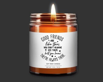 Friendship candle, Best Friend Gift, Friendship Gift, Friend Gift, Our Friendship is Like This Candle, Candle for Friend,Custom Candle Gift