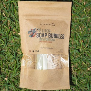 Giant Bubble Solution 5 Liters (5x1L) – Professional Mix for Huge Long-Lasting Soap Bubbles