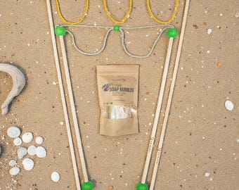 Giant Bubble Gift Set for Kids – Handmade Wands and 5L Bubble Solution