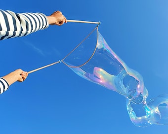 Sensory Giant Bubble Play Set – Wooden Wands with 5L Solution