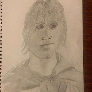 drawing of frodo bagins