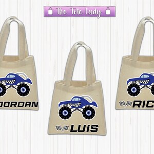 Monster Truck Favor bags, Monster Truck Party Favor Bags, Monster Truck Party Favors, Monster Truck Gift Bags, Monster Truck Party