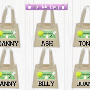 Tennis Treat Bags, Tennis Party Favor Bags, Tennis Party Decor, Treat Bags, Tennis Party, Tennis Goodie Bags, Tennis Team, Tennis Player