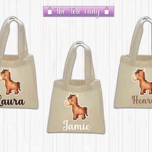 Horse Favor Bags, Horse Treat Bags, Horse Birthday Party Favors, Pony Treat Bags, Pony Gift Bags, Pony Party Favors, Party Favor Bag, Horse