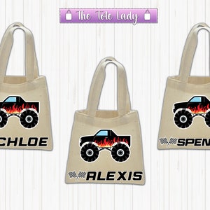 Monster Truck Favor bags, Monster Truck Party Favor Bags, Monster Truck Party Favors, Monster Truck Gift Bags, Monster Truck Party