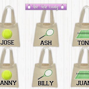 Tennis Treat Bags, Tennis Party Favor Bags, Tennis Party Decor, Treat Bags, Tennis Party, Tennis Goodie Bags, Tennis Team, Tennis Player