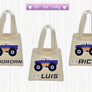 Monster Truck Favor bags, Monster Truck Party Favor Bags, Monster Truck Party Favors, Monster Truck Gift Bags, Monster Truck Party