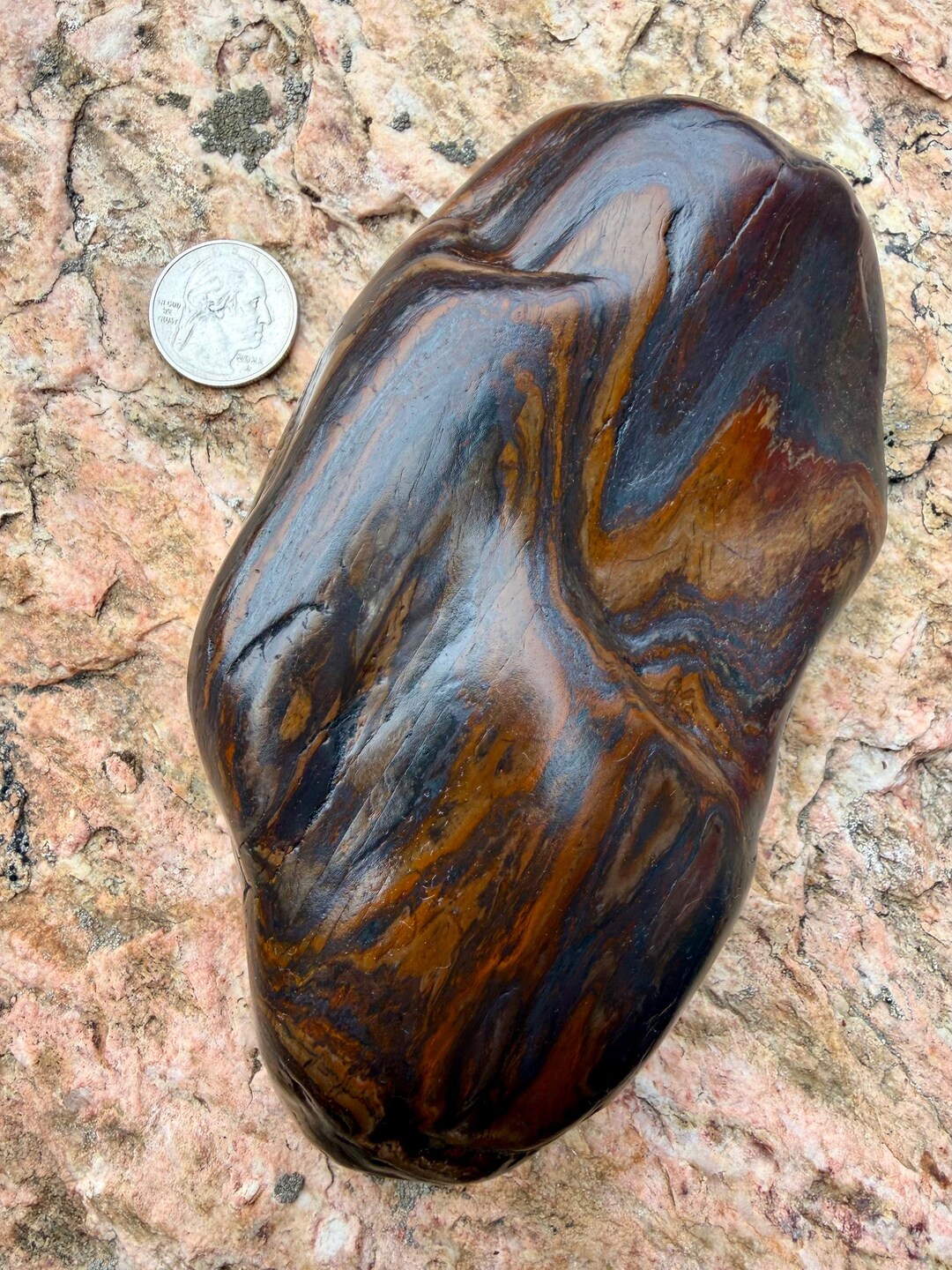 Wyoming Banded Iron/genesis Stone 1 LB 15 OZ - Etsy