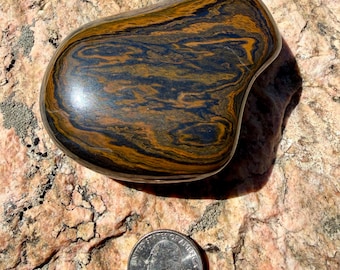 Polished Wyoming Banded Iron/Genesis Stone