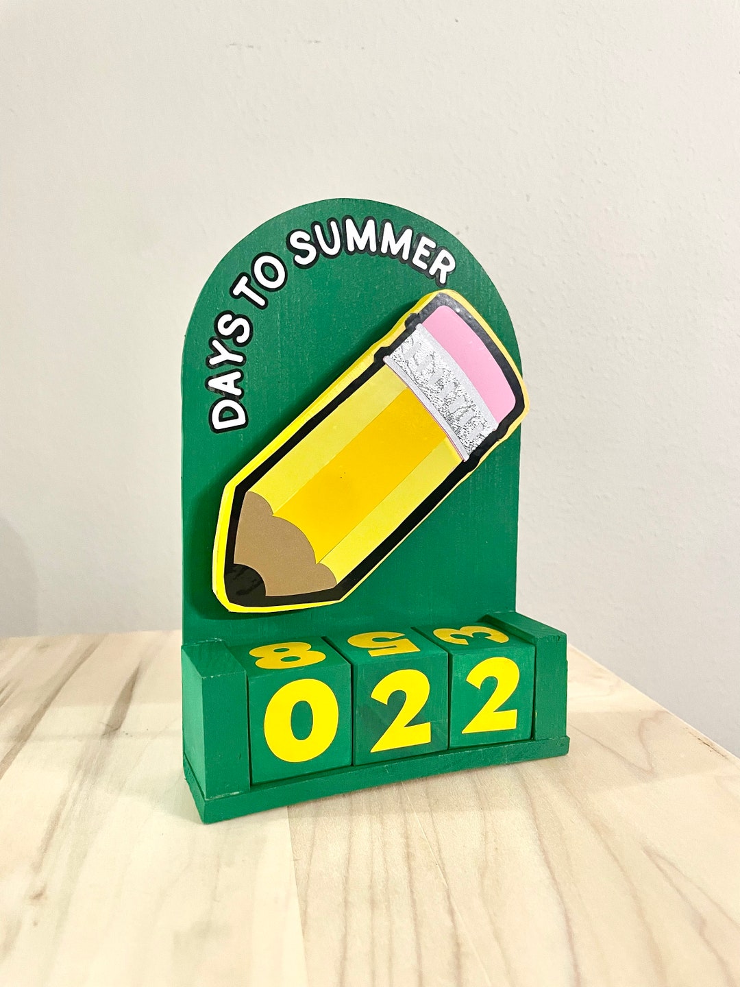 Customizable Classroom Countdown to Summer Teacher Etsy
