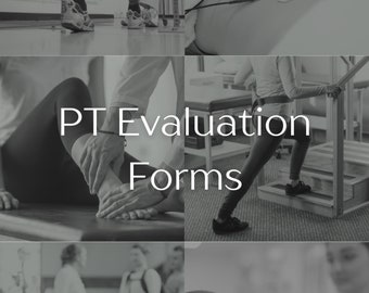 Moduli di valutazione dettagliata della terapia fisica - The PT Locale